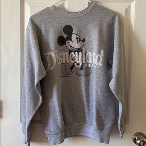 Disneyland gray sweatshirt
